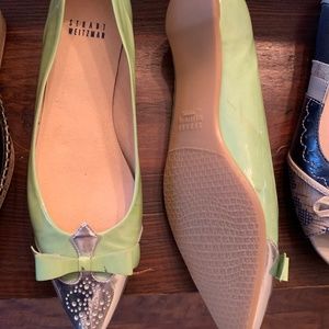 Stuart Weitzman pointed toe flats